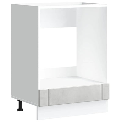 Betoninharmaa uunikaappi lucca Armie (puinen)