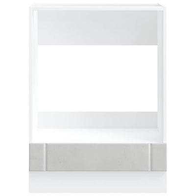 Betoninharmaa uunikaappi lucca Armie (puinen)