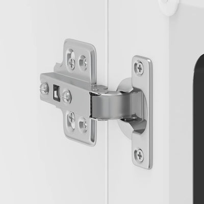 Musta keittiön seinäkaappi lasiovella lucca Armie