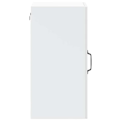 Valkoinen keittiön seinäkaappi lasiovella lucca Armie (kiiltävä)