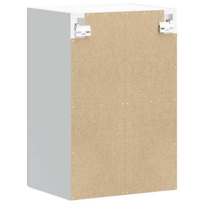 Harmaa keittiön seinäkaappi lasiovella lucca Armie (sonoma)