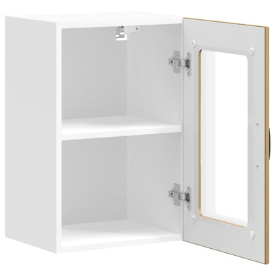 Tammi keittiön seinäkaappi Armie (lasiovella lucca käsityöläinen)