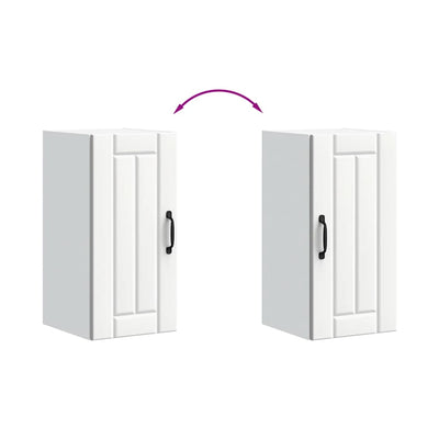 Valkoinen keittiön seinäkaappi lucca Armie (puinen)