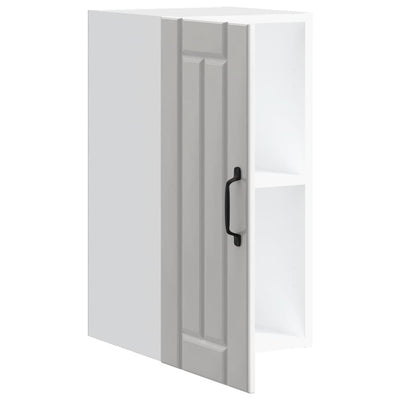 Valkoinen keittiön seinäkaappi lucca Armie (korkeakiilto, puinen)