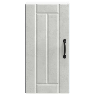 Betoninharmaa keittiön seinäkaappi lucca Armie (puinen)