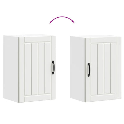 Valkoinen keittiön seinäkaappi lucca Armie (puinen)