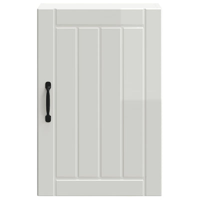 Valkoinen keittiön seinäkaappi lucca Armie (korkeakiilto, puinen)