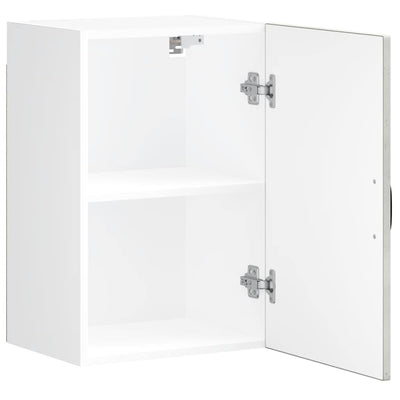 Betoninharmaa keittiön seinäkaappi lucca Armie (puinen)