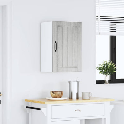 Harmaa keittiön seinäkaappi lucca Armie (sonoma puinen)