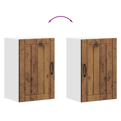 Vanha puu keittiön seinäkaappi lucca Armie (puinen)