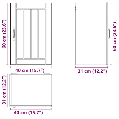 Tammi keittiön seinäkaappi lucca Armie (käsityöläinen, puinen)