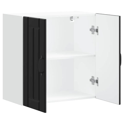 Musta keittiön seinäkaappi lucca Armie (puinen)