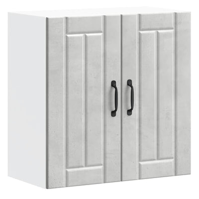 Betoninharmaa keittiön seinäkaappi lucca Armie (puinen)