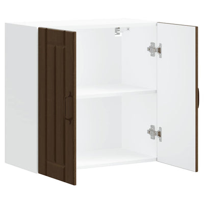 Ruskea keittiön seinäkaappi lucca Armie (tammi puinen)