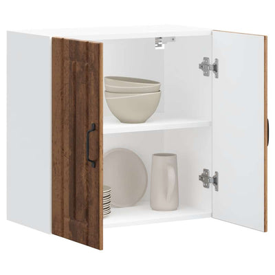 Vanha puu keittiön seinäkaappi lucca Armie (puinen)