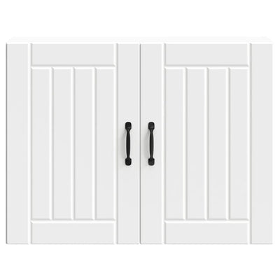 Valkoinen keittiön seinäkaappi lucca Armie (puinen)