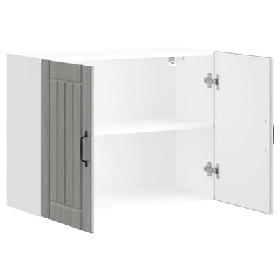 Harmaa keittiön seinäkaappi lucca Armie (sonoma puinen)