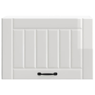 Valkoinen keittiön seinäkaappi lucca Armie (korkeakiilto, puinen)