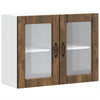 Savustammi keittiön seinäkaappi Armie (lasiovella lucca)