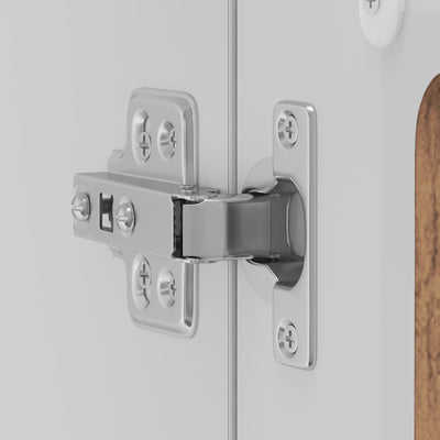 Vanhaa puuta keittiön seinäkaappi Armie (lasiovella lucca)