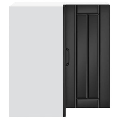 Musta keittiön seinäkulmakaappi lucca Armie (puinen)