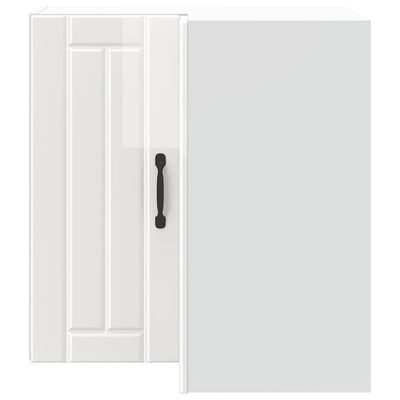 Valkoinen keittiön seinäkulmakaappi lucca Armie (korkeakiiltoinen)