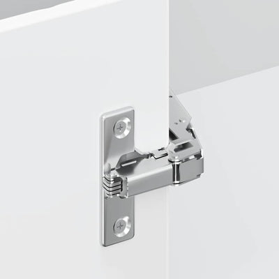 Valkoinen keittiön seinäkulmakaappi lucca Armie (korkeakiiltoinen)