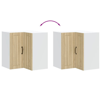 Sonoma tammi keittiön seinäkulmakaappi lucca Armie (suunniteltu puu)