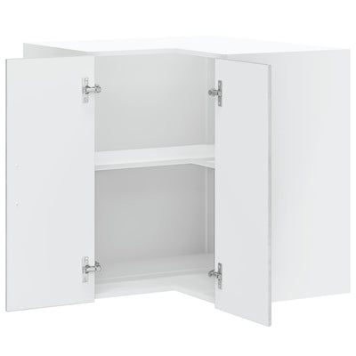 Harmaa keittiön seinäkulmakaappi lucca Armie (betoni, suunniteltu puu)