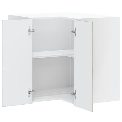 Harmaa keittiön seinäkulmakaappi lucca Armie (sonoma suunniteltu puu)