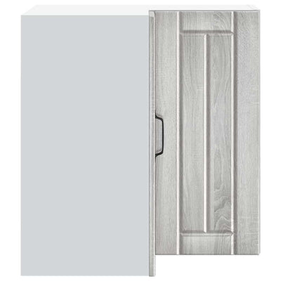 Harmaa keittiön seinäkulmakaappi lucca Armie (sonoma suunniteltu puu)