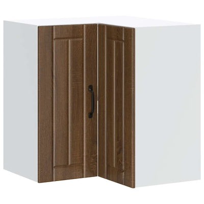 Ruskea keittiön seinäkulmakaappi lucca Armie (tammi puinen)