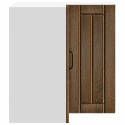 Ruskea keittiön seinäkulmakaappi lucca Armie (tammi puinen)