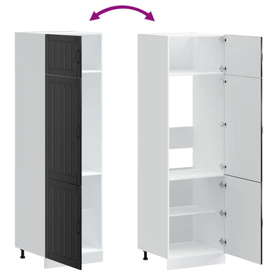 Musta keittiökaappi lucca Armie (puinen)