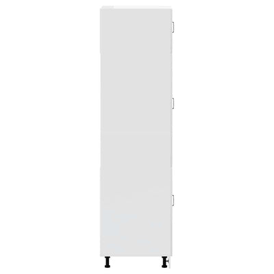 Valkoinen keittiökaappi lucca Armie (korkeakiiltoinen, puinen)