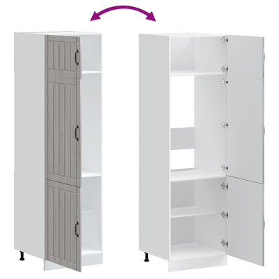 Harmaa keittiökaappi lucca Armie (sonoma suunniteltu puu)