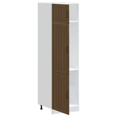 Ruskea keittiökaappi lucca Armie (tammi suunniteltu puu)