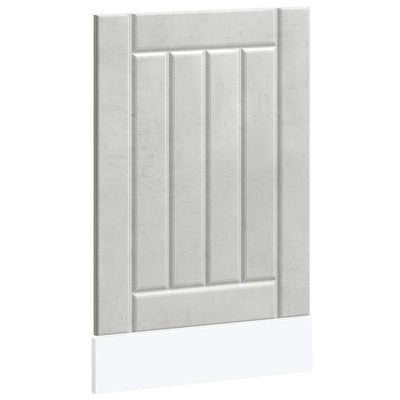 Harmaa astianpesukonepaneeli lucca Armie (betoni suunniteltu puu)