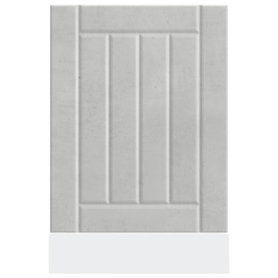 Harmaa astianpesukonepaneeli lucca Armie (betoni suunniteltu puu)