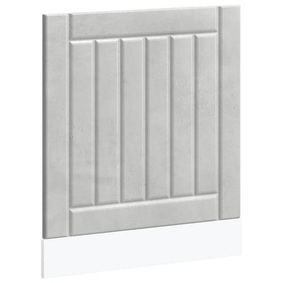 Harmaa astianpesukonepaneeli lucca Armie (betoni, suunniteltu puu)