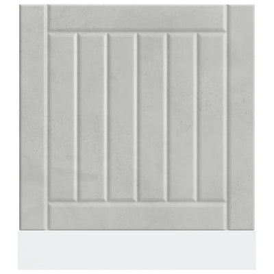 Harmaa astianpesukonepaneeli lucca Armie (betoni, suunniteltu puu)