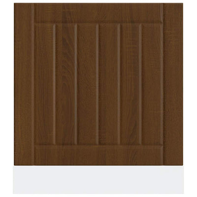 Ruskea astianpesukonepaneeli lucca Armie (tammi suunniteltu puu)