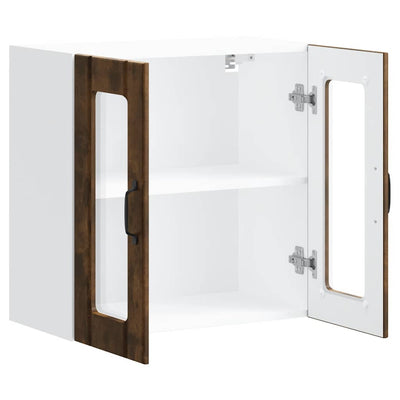 Savustammi keittiön seinäkaappi Armie (lasiovella lucca)