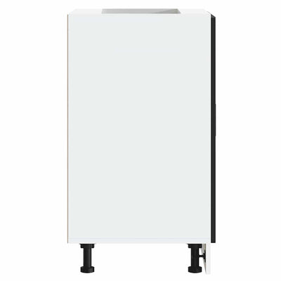 Musta keittiön pohjakaappi porto Cristofie (suunniteltu puu)