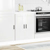 Valkoinen keittiön pohjakaappi porto Cristofie (korkeakiiltoinen)