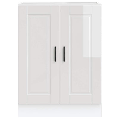 Valkoinen keittiön pohjakaappi porto Cristofie (korkeakiiltoinen)