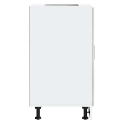 Harmaa keittiön pohjakaappi porto betoni Cristofie (suunniteltu puu)