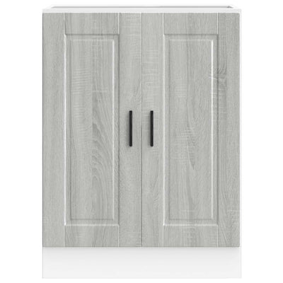 Harmaa keittiön pohjakaappi porto Cristofie (sonoma suunniteltu puu)