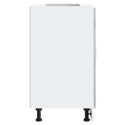 Harmaa keittiön pohjakaappi porto Cristofie (sonoma suunniteltu puu)