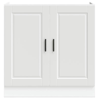 Valkoinen altaan pohjakaappi porto Cristofie 80x46x81,5cm (suunniteltu puu)